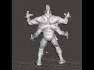 MORTAL KOMBAT GORO PVC VINTAGE FIGURE MODEL 90s MONSTER 3D Print Model