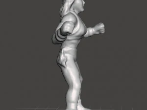 MORTAL KOMBAT SONYA PVC VINTAGE FIGURE MODEL 90s HEROINE 3D Print Model