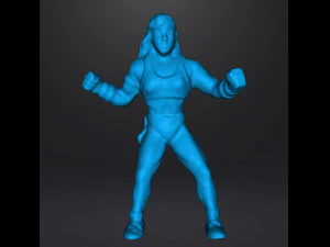 MORTAL KOMBAT SONYA PVC VINTAGE FIGURE MODEL 90s HEROINE 3D Print Model