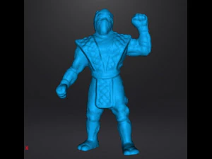 MORTAL KOMBAT SUB ZERO SCORPION NINJA ВИНТАЖНАЯ ФИГУРКА ПВХ МОДЕЛЬ 90-х годов НИНДЗЯ 3D Принт Модель