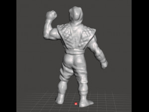 MORTAL KOMBAT SUB ZERO SCORPION NINJA PVC VINTAGE FIGURE MODEL 90s NINJA 3D-printmodel