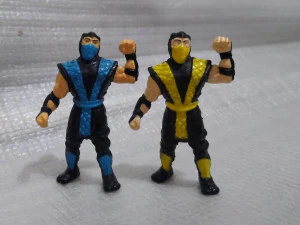 MORTAL KOMBAT SUB ZERO SCORPION NINJA PVC VINTAGE FIGURE MODEL 90s NINJA 3D Print Model