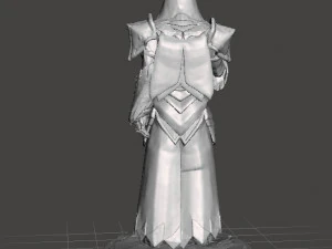 MOON TEMPLE MALE MAGE PRIEST MINIATURE MODEL FOR FANTASY GAMES DND RPG 3D Print Model