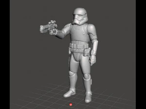 DND RPG OYUNLARI İ&Ccedil;İN İLK SİPARİŞ STORMTROOPER MİNYAT&Uuml;R MODELİ 3D Baskı Modeli