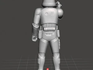 FIRST ORDER STORMTROOPER MINIATURE MODEL FOR GAMES DND RPG 3D Print Model