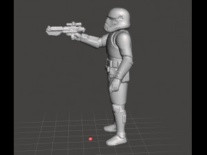 FIRST ORDER STORMTROOPER MINIATURE MODEL FOR GAMES DND RPG 3Dプリントモデル