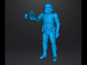 FIRST ORDER STORMTROOPER MINIATURE MODEL FOR GAMES DND RPG 3D Print Model