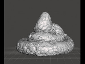 REAL POOP PLASTIC TOY MODEL FOR JOKES PRANK FRIENDS 3D Print Model