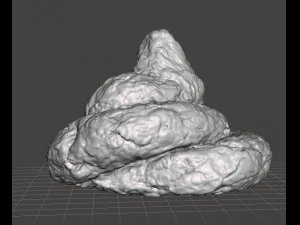 REAL POOP PLASTIC TOY MODEL FOR JOKES PRANK FRIENDS 3D Print Model