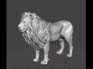 AFRICAN LION FIGURE MODEL ANIMAL CREATURE WILDLIFE REALISTIC Modelo de impresión 3D