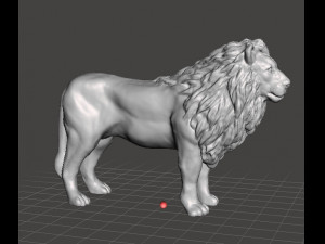 AFRICAN LION FIGURE MODEL ANIMAL CREATURE WILDLIFE REALISTIC Modèles 3D en vedette