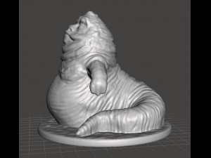 JABBA STANDING LEGION MINIATURE MODELS SET FOR SCIFI OR FANTASY GAMES DND AND RPG 3D 打印模型