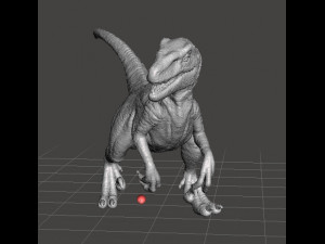 JP RAPTOR DINOSAUR FIGURE MODEL ANIMAL CREATURE WILDLIFE 3Dプリントモデル