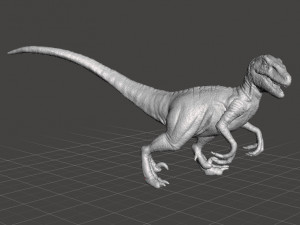 JP RAPTOR DINOSAUR FIGURE MODEL ANIMAL CREATURE WILDLIFE Modelo de Impressão 3D