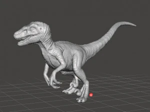 JP RAPTOR DINOSAUR FIGURE MODEL ANIMAL CREATURE WILDLIFE 3D Print Model