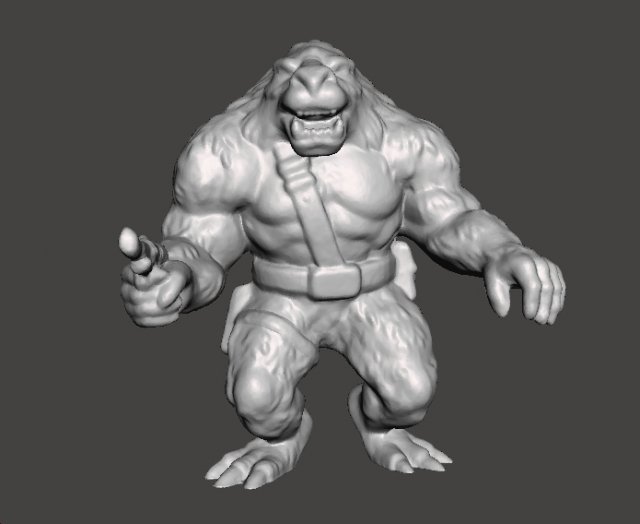 YUZZEEM MINIATURE MODEL FOR LEGION SCIFI OR FANTASY GAMES DND RPG 3D Print Model .c4d .max .obj .3ds .fbx .stl .blend 