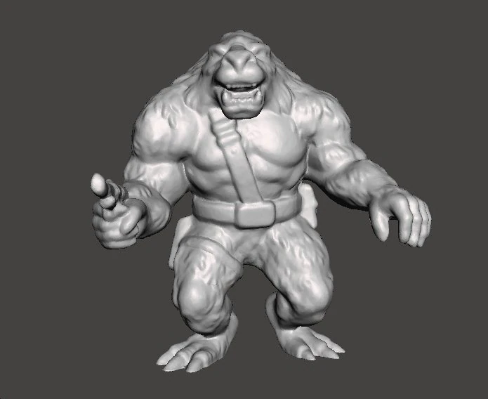 YUZZEEM MINIATURE MODEL FOR LEGION SCIFI OR FANTASY GAMES DND RPG 3D Print Model .c4d .max .obj .3ds .fbx .stl .blend 