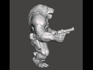 YUZZEEM MINIATURE MODEL FOR LEGION SCIFI OR FANTASY GAMES DND RPG 3D Print Model