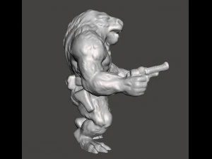 YUZZEEM MINIATURE MODEL FOR LEGION SCIFI OR FANTASY GAMES DND RPG 3D Print Model
