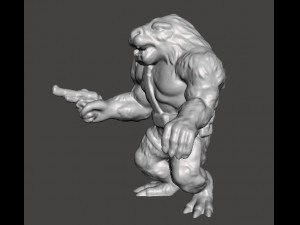 YUZZEEM MINIATURE MODEL FOR LEGION SCIFI OR FANTASY GAMES DND RPG 3D Print Model