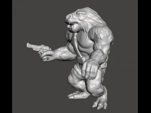 YUZZEEM MINIATURE MODEL FOR LEGION SCIFI OR FANTASY GAMES DND RPG 3D Print Model