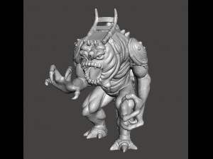 LEGION FELUCIAN BATTLE RANCOR NO RIDER MINIATURE MODELS SET FOR SCIFI OR FANTASY GAMES DND RPG 3D 打印模型