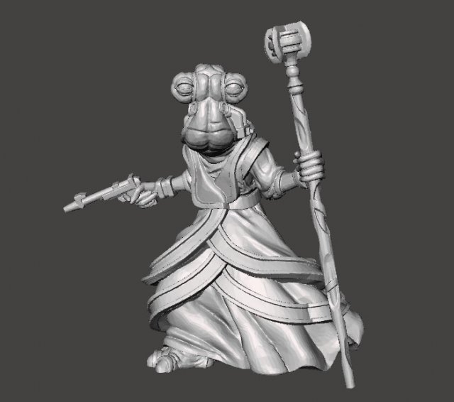 HAMMERHEAD ITHORIAN SPY MINIATURE FIGURE FOR SCIFI GAMES RPG 3D प्रिंट मॉडल .c4d .max .obj .3ds .fbx .stl .blend 
