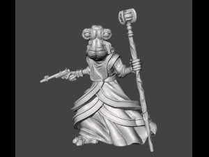 锤头伊索里安间谍微型人物，适用于科幻游戏角色扮演游戏 3D 打印模型