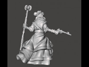 HAMMERHEAD ITHORIAN SPY MINIATURE FIGURE FOR SCIFI GAMES RPG 3D प्रिंट मॉडल