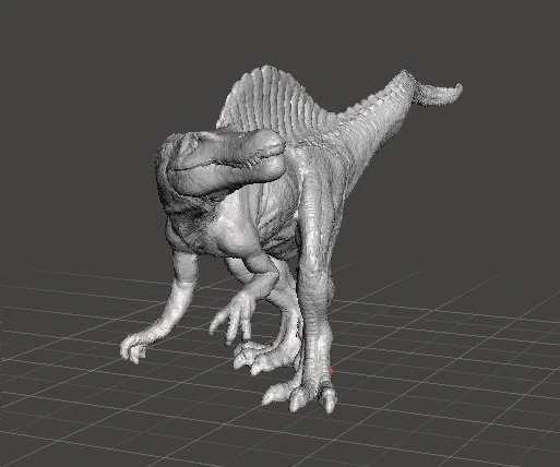 Spinosaurus figure miniature model dinosaur monster dnd rpg wildlife 3D Print Model .c4d .max .obj .3ds .fbx .stl .blend 