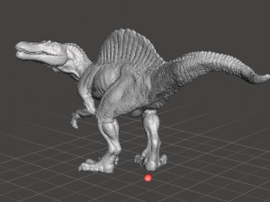 Spinosaurus figure miniature model dinosaur monster dnd rpg wildlife 3D Print Model