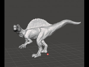 Spinosaurus figure miniature model dinosaur monster dnd rpg wildlife 3D Print Model