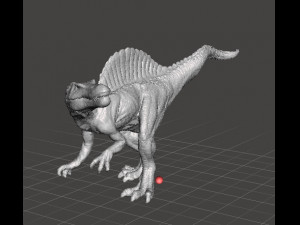 Spinosaurus figure miniature model dinosaur monster dnd rpg wildlife 3D Print Model