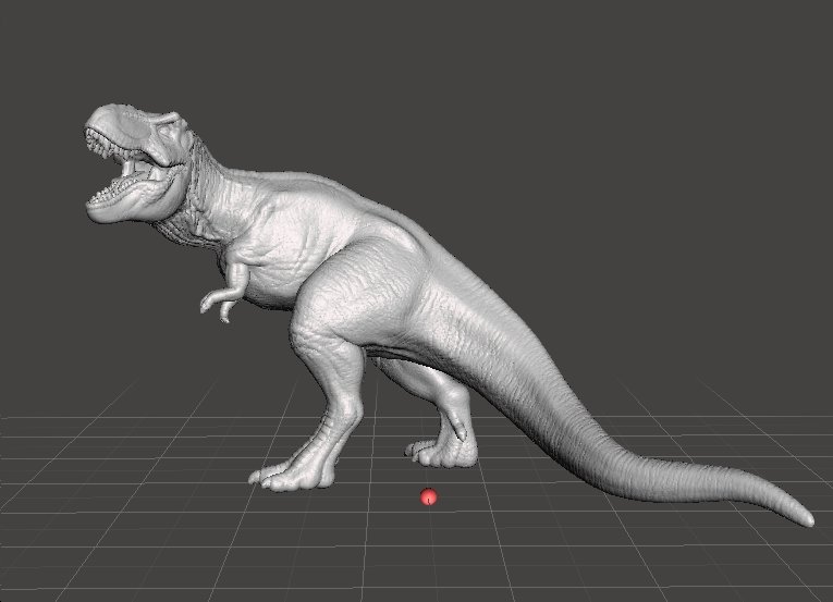 STL file Tyrannosaurus Rex Run (Dinosaur)
