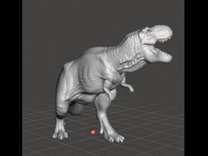 JP T-REX WHEN DINOSAURS RULED THE EARTH FIGURE MODEL ANIMAL CREATURE Modèles 3D en vedette