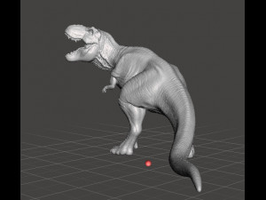 JP T-REX WHEN DINOSAURS RULED THE EARTH FIGURE MODEL ANIMAL CREATURE Modèles 3D en vedette