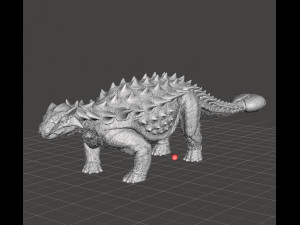 JP Ankylosaurus realistic figure miniature model dinosaur monster wildlife 3D 프린트 모델