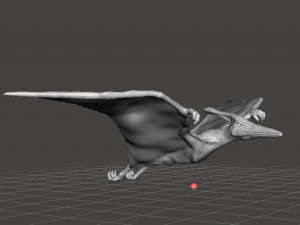 JP PTERANODON FIGURE REALISTIC MODEL ANIMAL CREATURE WILDLIFE Modelo de impresión 3D