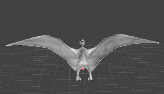 JP PTERANODON FIGURE REALISTIC MODEL ANIMAL CREATURE WILDLIFE 3D