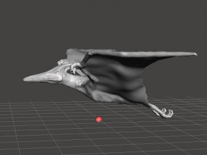 JP PTERANODON FIGURE REALISTIC MODEL ANIMAL CREATURE WILDLIFE Modelo de Impressão 3D