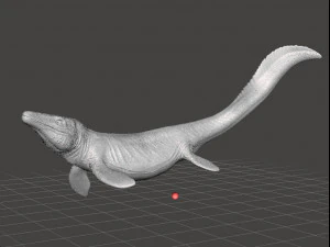 Mosasaurus realistic figure miniature model dinosaur monster wildlife 3D Print Model