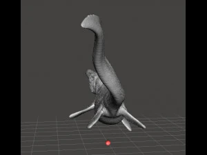 Mosasaurus realistic figure miniature model dinosaur monster wildlife 3D Print Model