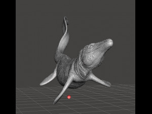 Mosasaurus realistic figure miniature model dinosaur monster wildlife 3D Принт Модель