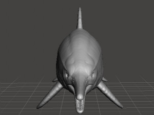 Ichthyosaur realistic figure miniature model dinosaur monster wildlife 3D Print Model