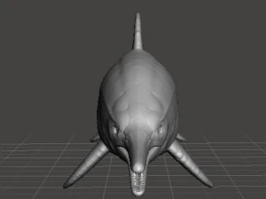 Ichthyosaur realistic figure miniature model dinosaur monster wildlife 3D Print Model