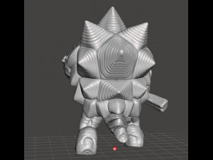 TORTLE WARRIOR MINIATURE FIGURE FOR FANTASY GAMES RPG DND 3Dプリントモデル