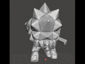 TORTLE WARRIOR MINIATURE FIGURE FOR FANTASY GAMES RPG DND 3D Print Model