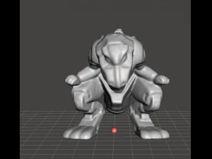 ZEKE ORGANOID CL&Aacute;SSICO MINI FIGURA CA&Oacute;TICO S&Eacute;CULO PVC MINIATURA BRINQUEDO MONSTRO Modelo de Impressão 3D