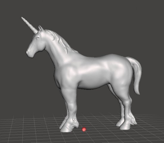UNICORN REALISTIC FIGURE MODEL ANIMAL CREATURE WILDLIFE FANTASY 3D प्रिंट मॉडल .c4d .max .obj .3ds .fbx .stl .blend 