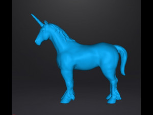 UNICORN REALISTIC FIGURE MODEL ANIMAL CREATURE WILDLIFE FANTASY 3D प्रिंट मॉडल